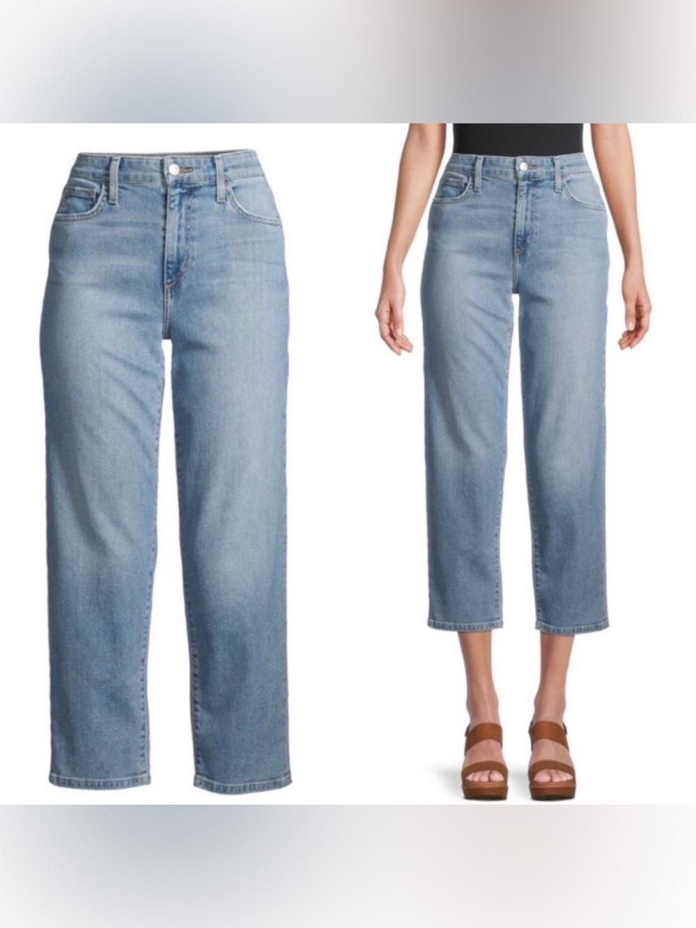 Joe's Jeans Women's Niki Boyfriend
Crop Jeans - Blue - Size 31 (10) nwt